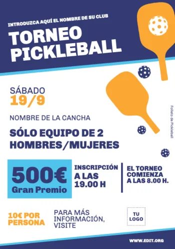 Edita tu plantilla de torneo