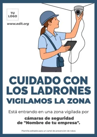 Edita un póster anti-robo