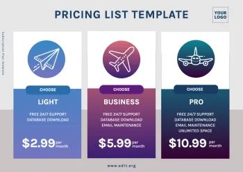 Edit a Price grid template