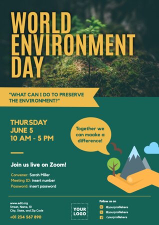 Edit a World Water Day design