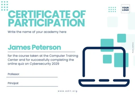 Create my diploma or certificate
