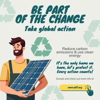 Edite um template de Dia Mundial do Meio Ambiente