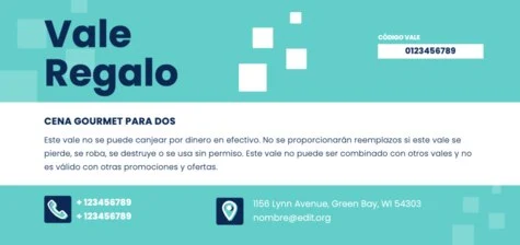 Crear tarjetas de regalo