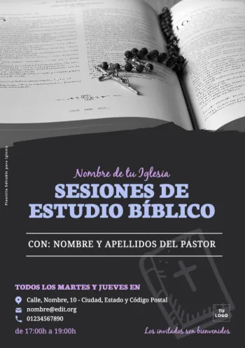 Editar diseño para Iglesia