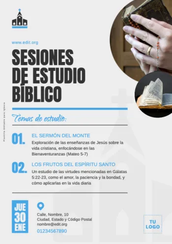 Editar diseño para Iglesia