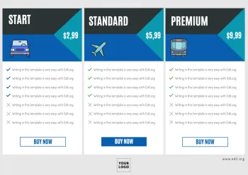 Edit a Price grid template