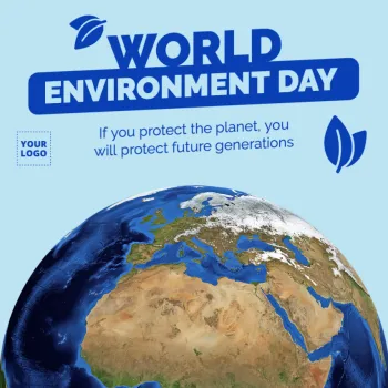 Edit a World Environment Day template