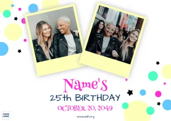 Edit a Birthday invitation