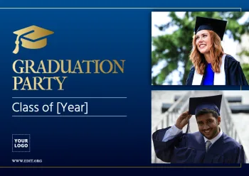 Edit a template for a graduation ceremony