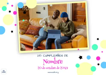 Edita una invitación a Cumpleaños