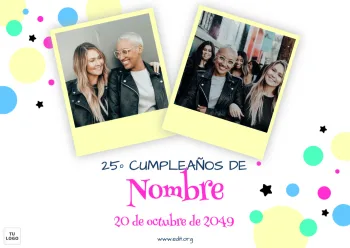 Edita una invitación a Cumpleaños