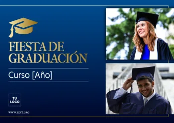 Edita un diseño de graduación