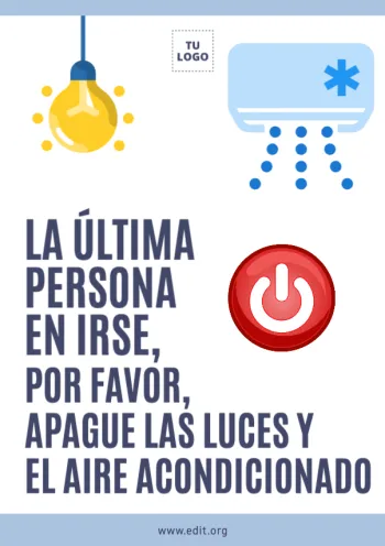 Edita un cartel de Aire Acondicionado