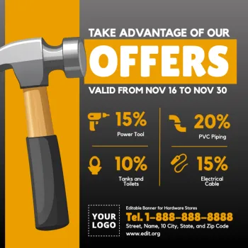 Edit a Hardware Shop ad