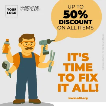 Edit a Hardware Shop ad