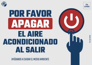 Edita un cartel de Aire Acondicionado