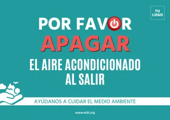 Edita un cartel de Aire Acondicionado