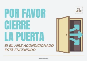 Edita un cartel de Aire Acondicionado