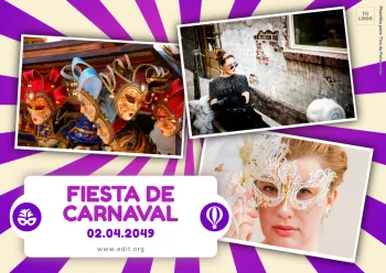 Crea tu cartel de Carnaval o Mardi Gras