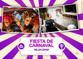 Crea tu cartel de Carnaval o Mardi Gras
