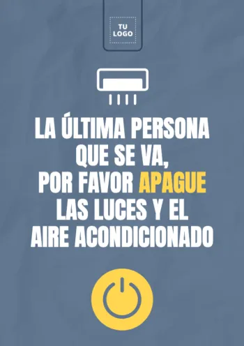 Edita un cartel de Aire Acondicionado