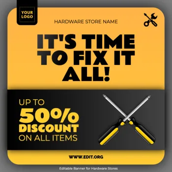Edit a Hardware Shop ad