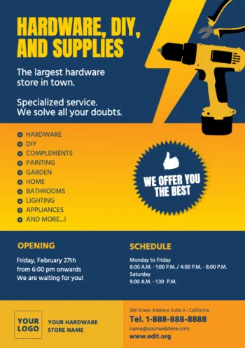 Edit a Hardware Shop ad