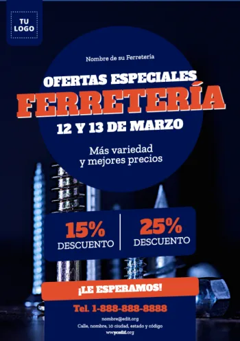 Edita un banner para Ferretería