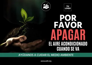 Edita un cartel de Aire Acondicionado