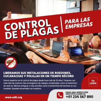 Edita un anuncio de fumigación