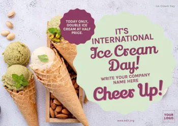 Edit an Ice Cream Day design