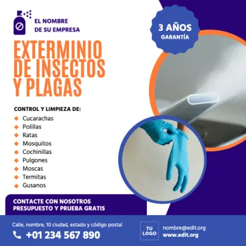 Edita un anuncio de fumigación