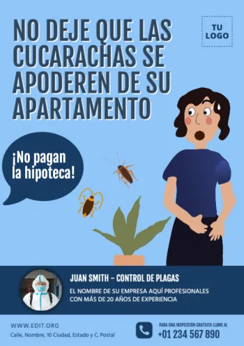 Edita un anuncio de fumigación