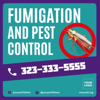 Modifier une affiche de lutte antiparasitaire