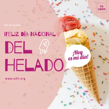 Edita un cartel de Helados