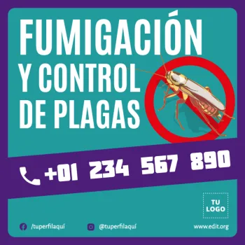 Edita un anuncio de fumigación