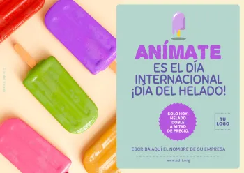 Edita un diseño para heladerías