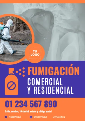 Edita un anuncio de fumigación