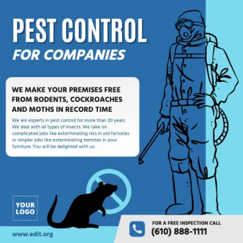 Edit a pest control poster