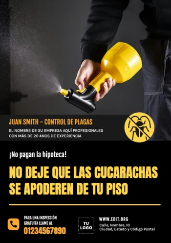 Edita un anuncio de fumigación