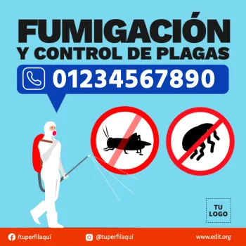 Edita un anuncio de fumigación