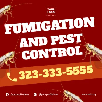 Edit a pest control poster