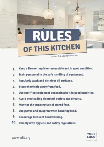 Edit a Kitchen Rules sign