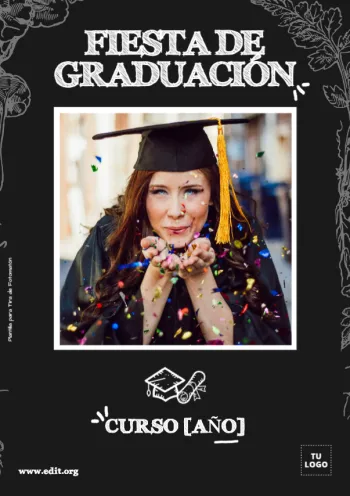 Edita un diseño de graduación