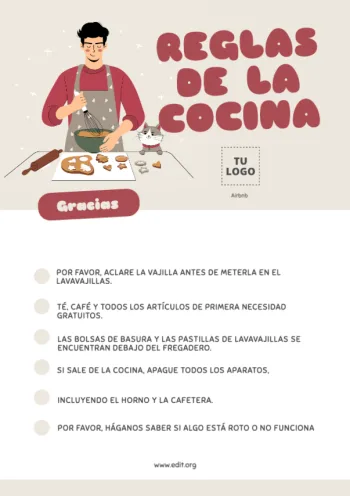 Edita Reglas de Cocina