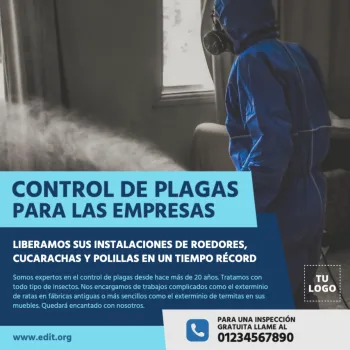 Edita un anuncio de fumigación