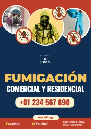 Edita un anuncio de fumigación