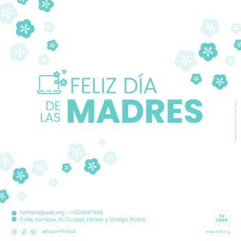 Edita un cartel para clases de informática