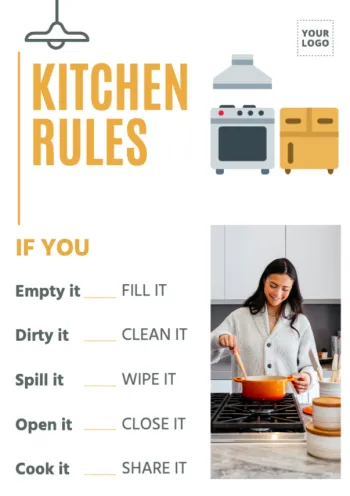 Edit a Kitchen Rules sign