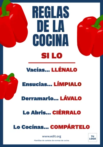 Edita Reglas de Cocina